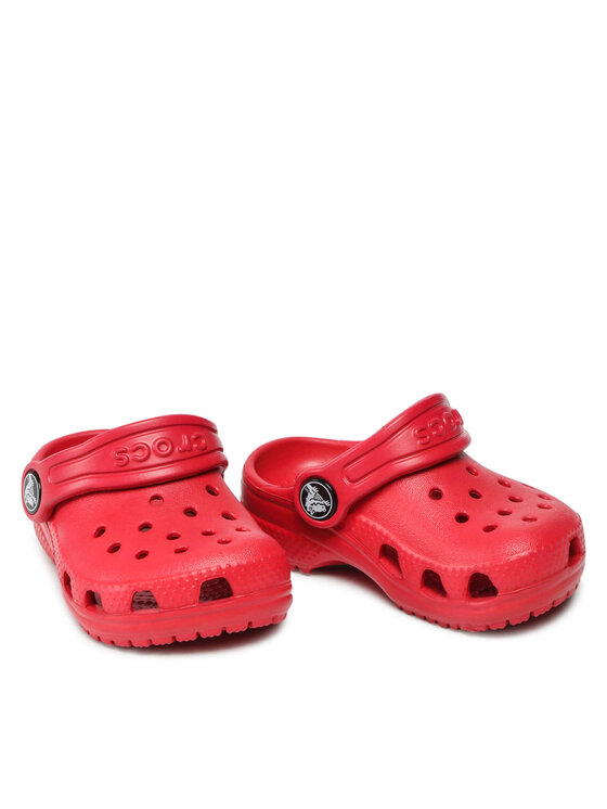 Crocs Crocs Natikači Classic Clog T 206990 Rdeča