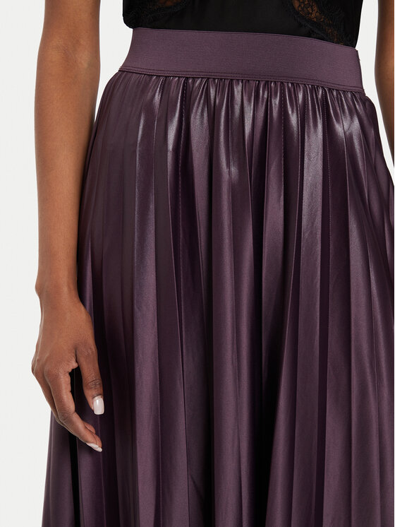 Vila Vila Plisuotas sijonas Nitban 14063241 Violetinė Regular Fit