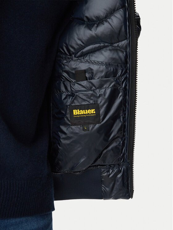 Blauer Blauer Prehodna jakna Daniel 26WBLUC03067 Mornarsko modra Regular Fit