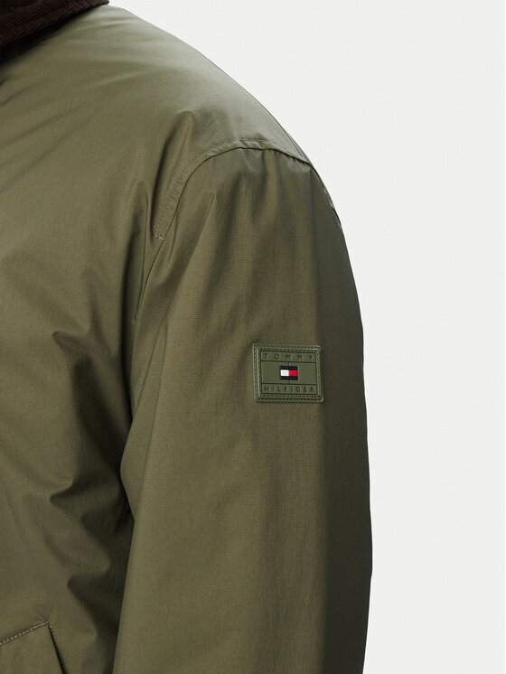 Tommy Hilfiger Tommy Hilfiger Преходно палто Surplus MW0MW44743 Тъмнозелен Regular Fit