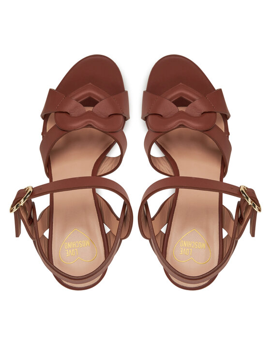 LOVE MOSCHINO LOVE MOSCHINO Sandały JA16069G1MIA0201 Brązowy