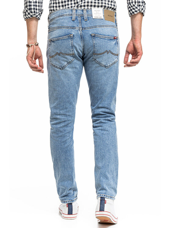 Mustang Mustang Jeansy OREGON TAPERED Niebieski Slim Fit