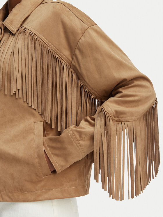 Guess Guess Tehisnahast jope W6GL45 W2466 Helepruun Regular Fit