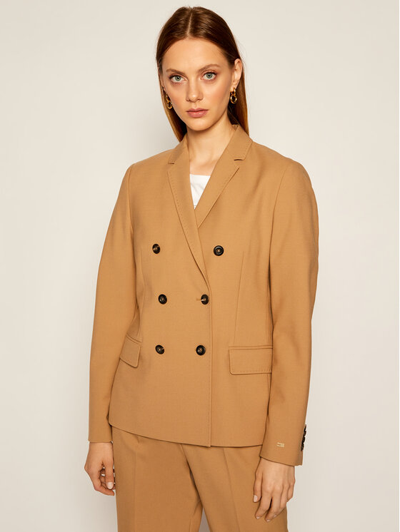 Tommy Hilfiger Tommy Hilfiger Giacca da abito ICONS WW0WW28496 Beige Regular Fit