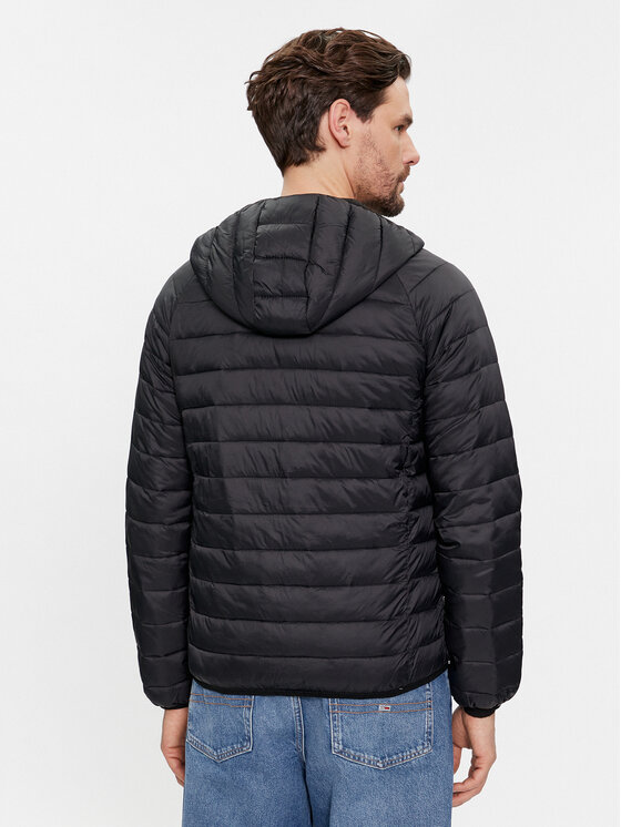 Brave Soul Brave Soul Μπουφάν μεταβατικό MJK-HIKEHOODBLK Μαύρο Regular Fit