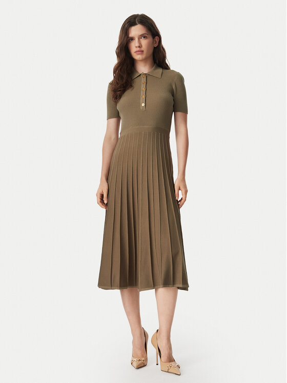 MICHAEL Michael Kors MICHAEL Michael Kors Rochie de zi MT5834F33D Bej Regular Fit