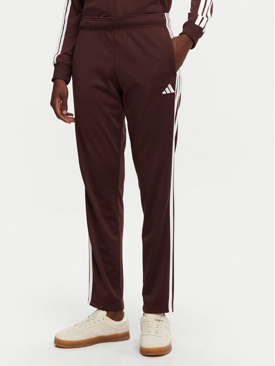 adidas adidas Trenirka Essentials 3-Stripes JD2683 Rjava Regular Fit
