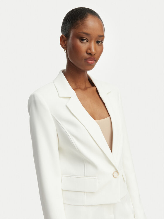 Guess Guess Giacca da abito W6GN03 W1742 Bianco Regular Fit