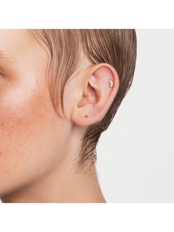 ANIA KRUK ANIA KRUK Piercing SRUKC2092Z Żółte złocenie