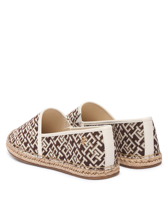 Tommy Hilfiger Tommy Hilfiger Espadrilės Th Monogram Jacquard FW0FW09501 Ruda