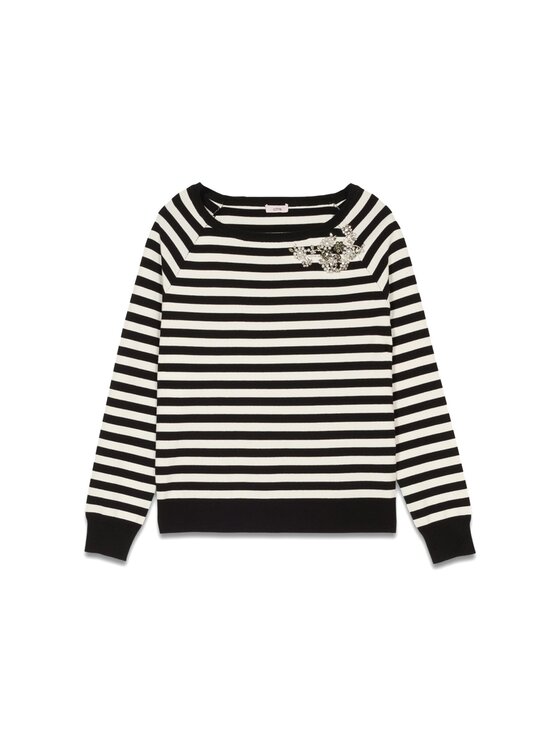 Oltre Oltre Maglione M079J004805N0S1 Nero Slim Fit