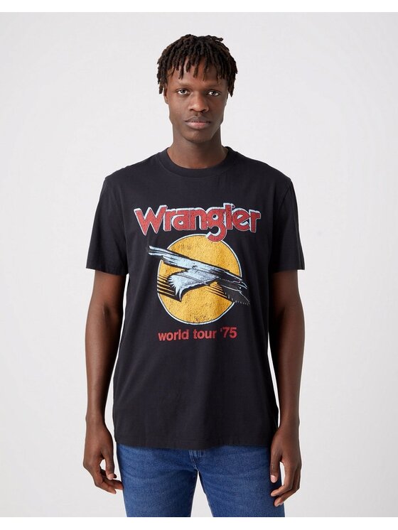 Wrangler Wrangler T-shirt EAGLE TEE Grigio Regular Fit