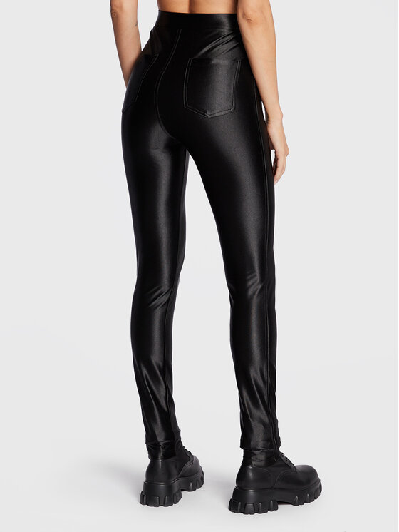 Glamorous Glamorous Hlače YH2505 Crna Slim Fit