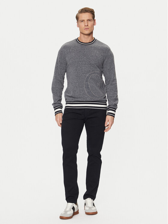 Guess Guess Džemper M5RQ12 KCLK2 Tamnoplava Regular Fit
