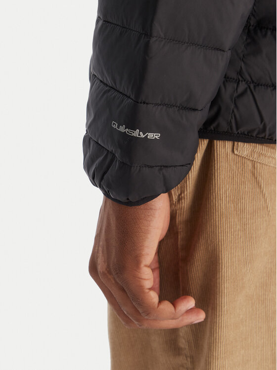 Quiksilver Quiksilver Demisezoninė striukė Scaly Fz EQYJK04190 Juoda Regular Fit