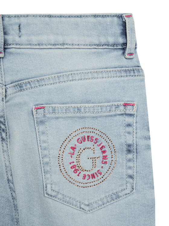 Guess Guess Blugi J5GA05 D5NK0 Albastru Regular Fit
