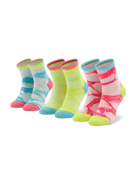 Skechers Skechers Set di 3 paia di calzini lunghi da bambini SK-SK41076 Multicolore