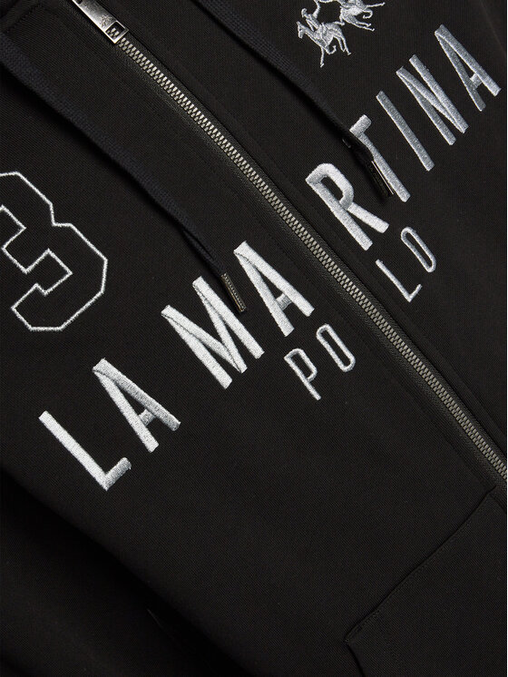 La Martina La Martina Sweatshirt YMF305 FP568 Schwarz Regular Fit