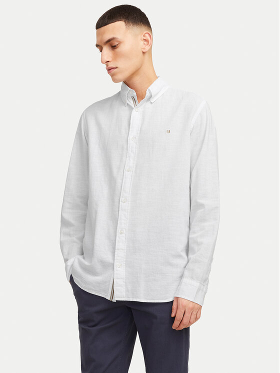 Jack&Jones Jack&Jones Cămașă Summer 12274599 Alb Regular Fit