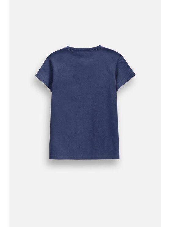 Coccodrillo Coccodrillo T-Shirt ZC6143206LGD-015 Granatowy Regular Fit