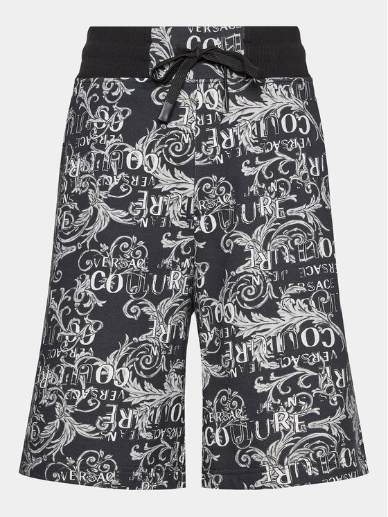 Versace Jeans Couture Versace Jeans Couture Športne kratke hlače 74GAD3B0 Črna Regular Fit