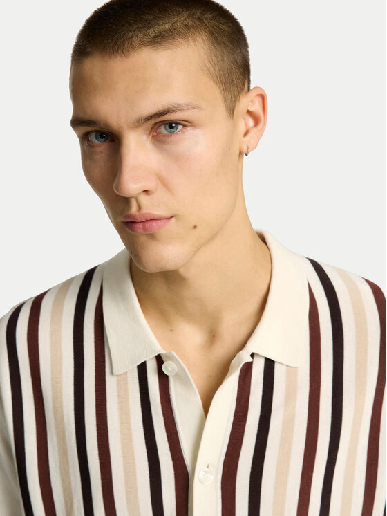 Selected Homme Selected Homme Polo särk 16096371 Beež Regular Fit