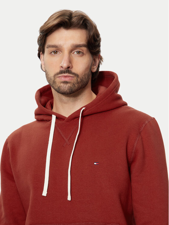 Tommy Hilfiger Tommy Hilfiger Pulóver Essential MW0MW37230 Piros Regular Fit