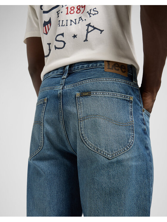 Lee Lee Jeansy ASHER Niebieski Loose Fit