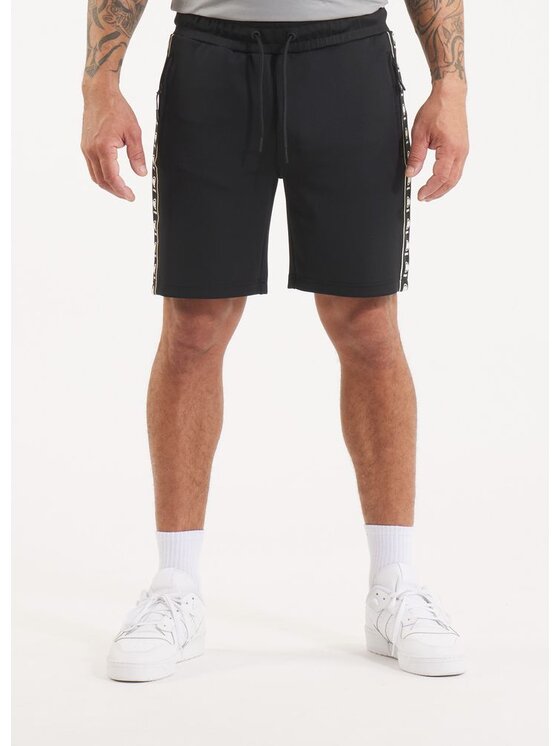 PITBULL PITBULL Szorty sportowe Szorty dresowe Oldschool POWERS 3XL Czarny Regular Fit