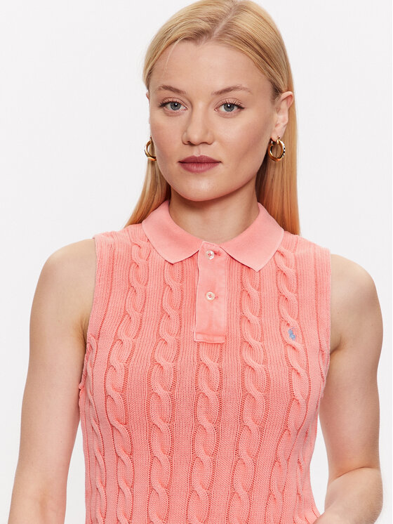 Polo Ralph Lauren Polo Ralph Lauren Polo marškinėliai 211905650002 Koralų Regular Fit