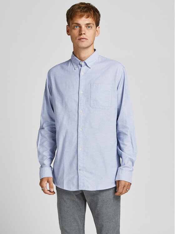 Jack&Jones Jack&Jones Košulja 12182486 Svijetloplava Slim Fit