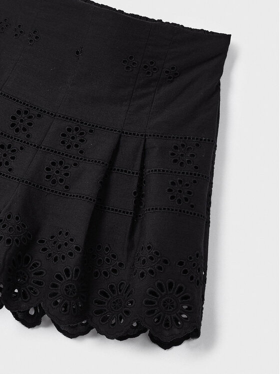 Mayoral Mayoral Pantaloncini di tessuto 3204 Nero