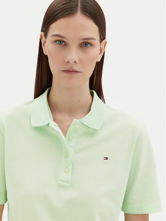 Tommy Hilfiger Tommy Hilfiger Polo 1985 WW0WW43224 Zielony Regular Fit