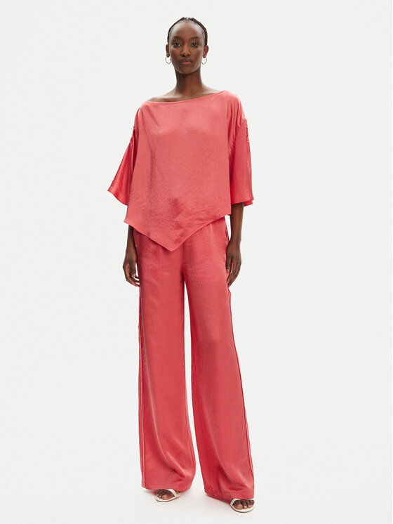 PINKO PINKO Halenka 104671 A2BU Korálová Relaxed Fit