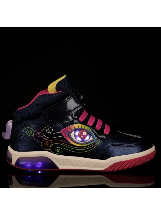 Geox Geox Sneakersy J Inek Girl J36ASB 0NFEW C4243 D Granatowy