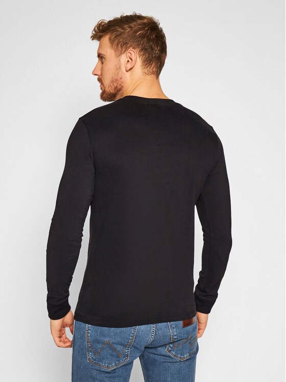 Superdry Superdry Manches longues Vl Infill Ls Top M6010178A Noir Regular Fit