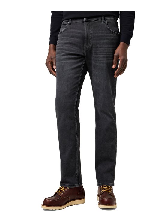 Wrangler Wrangler Jeansy 112371640 Czarny Straight Leg