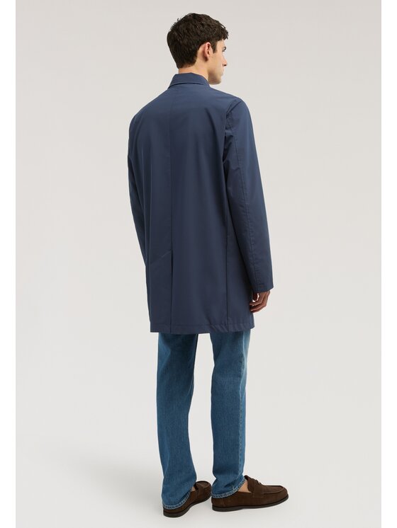 Trussardi Trussardi Płaszcz zimowy R011M000029N034 Niebieski Regular Fit