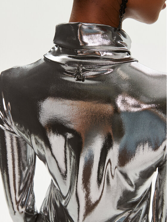 Patrizia Pepe Patrizia Pepe Гольф 8M1580/J016-X3OT Срібний Slim Fit