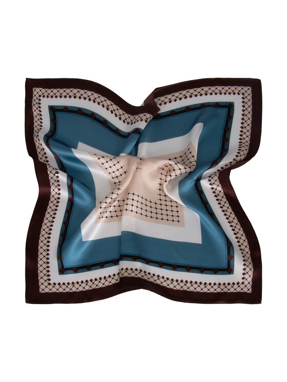 ALLORA BE UNIQUE ALLORA BE UNIQUE Foulard jedwabna Blu