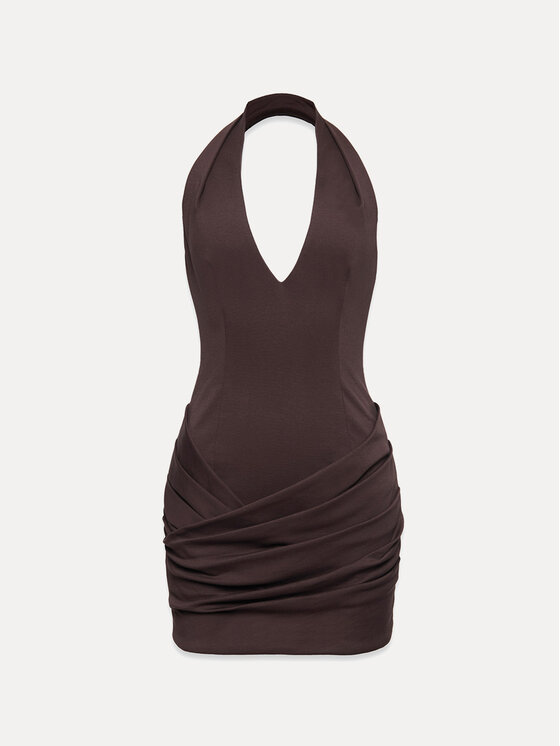 La Mania La Mania Abito da sera BLANCA Marrone Basic Fit
