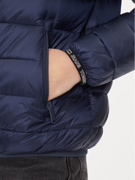 Tommy Jeans Tommy Jeans Zimska jakna Quilted DW0DW09350 Tamnoplava Regular Fit