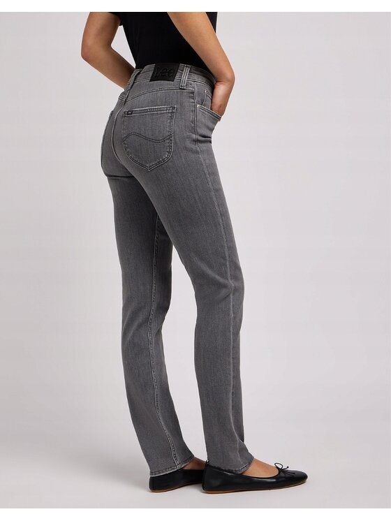 Lee Lee Jeansy Elly Szary Slim Fit