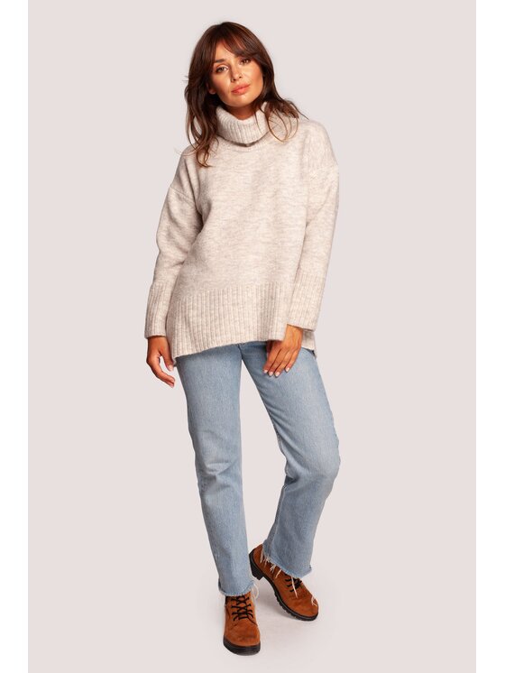 BeWear BeWear Rolák bk086 Béžová Baggy Fit