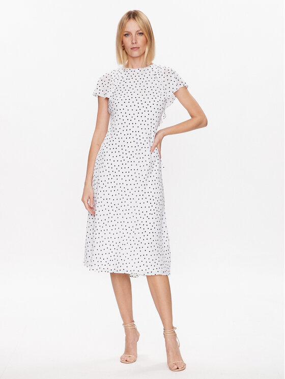 DKNY DKNY Літня сукня DD3C3581 Білий Regular Fit