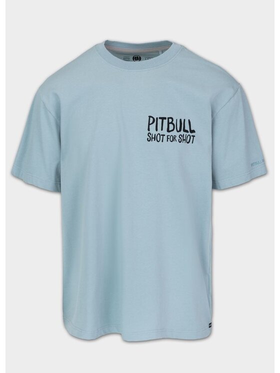 PITBULL PITBULL T-Shirt SHOT FOR SHOT Niebieski jasny Regular Fit