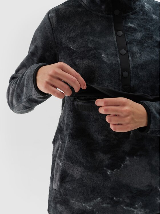 4F 4F Felpa di pile 4FWAW24TFLEF298-90A Multicolore Oversize