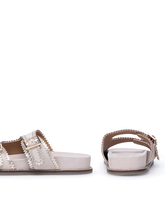 Sergio Bardi Sergio Bardi Pantoletten SERGIO BARDI-WI29-03-M24-SB Beige