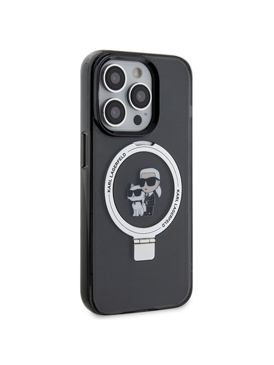 KARL LAGERFELD KARL LAGERFELD Etui na telefon iPhone 15 Pro Czarny