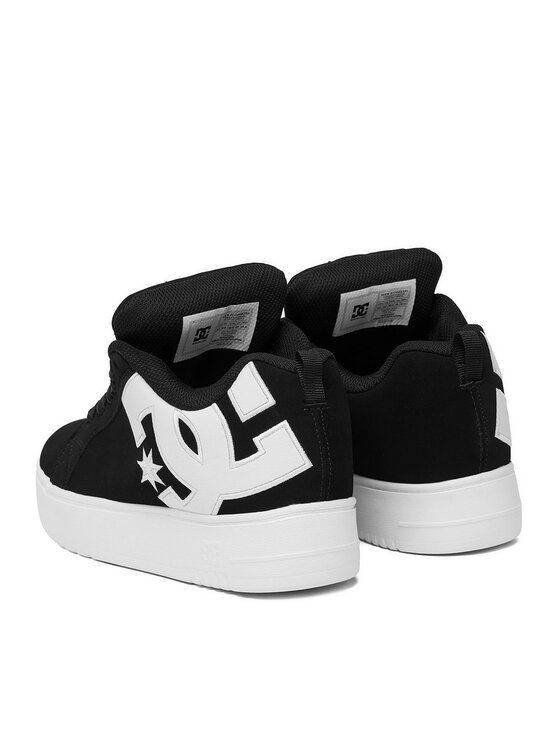 DC Shoes DC Shoes Sneakersy EO-COURT GRAFFIK PLATFORM DC02422004 Czarny